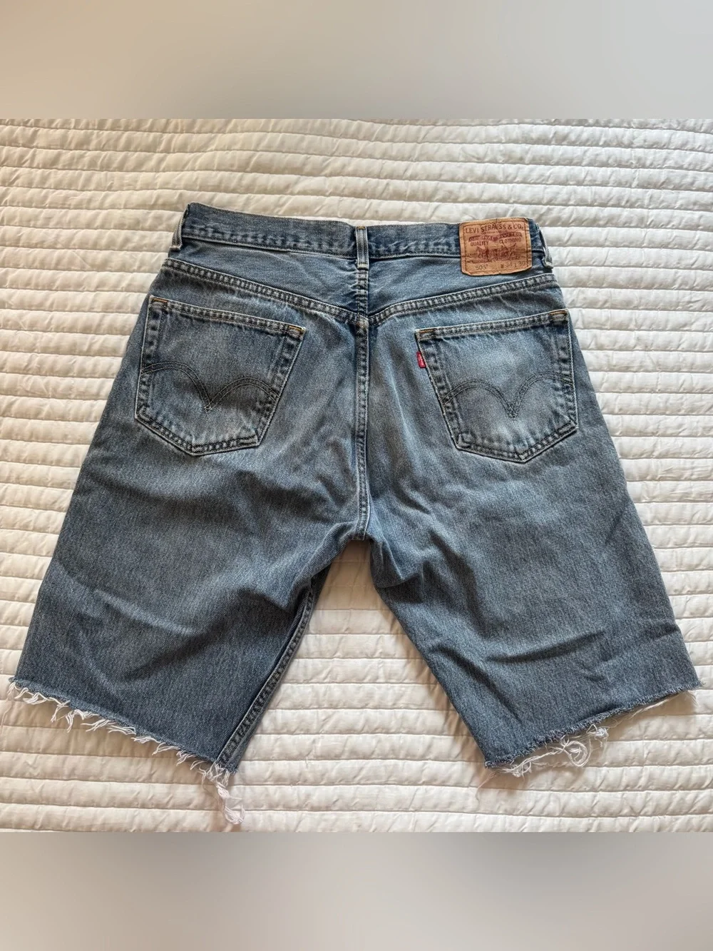 Levi’s Original 501 denim shorts 34 inch waist